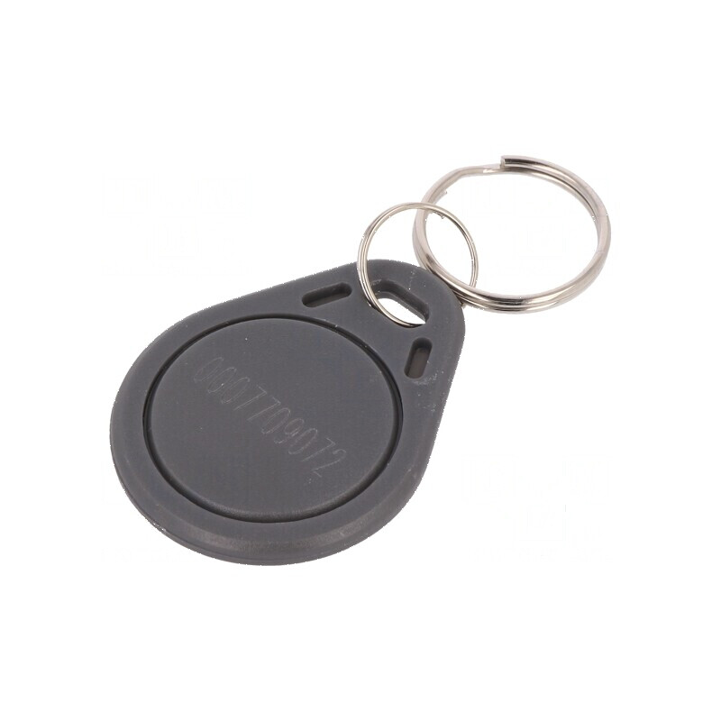 Breloc RFID plastic gri 125kHz 8BROM - Accesoriu de identificare și securitate | Electronic-mag.ro | Componente Electronice Breloc RFID plastic gri 125kHz 8BROM - Accesoriu de identificare și securitate | Electronic-mag.ro | Componente Electronice