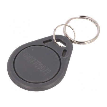 Breloc RFID plastic gri 125kHz 8BROM - Accesoriu de identificare și securitate | Electronic-mag.ro | Componente Electronice