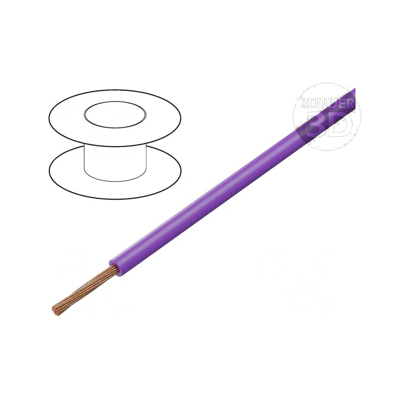 Cablu TLY litat 0,22mm² PVC violet 150V/300V 50m Clasa 5 | Electronic-mag.ro | Componente Electronice Cablu TLY litat 0,22mm² PVC violet 150V/300V 50m Clasa 5 | Electronic-mag.ro | Componente Electronice
