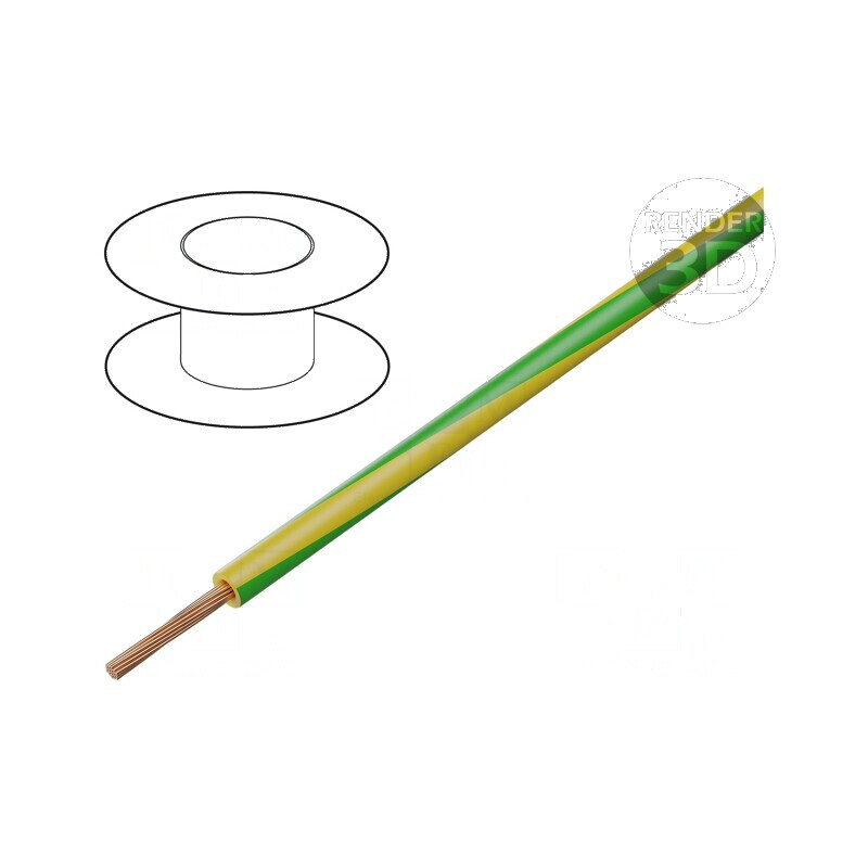 Cablu electric TLY litat 0,22mm² PVC galben-verde 150V/300V, 50m | Electronic-mag.ro | Componente Electronice Cablu electric TLY litat 0,22mm² PVC galben-verde 150V/300V, 50m | Electronic-mag.ro | Componente Electronice