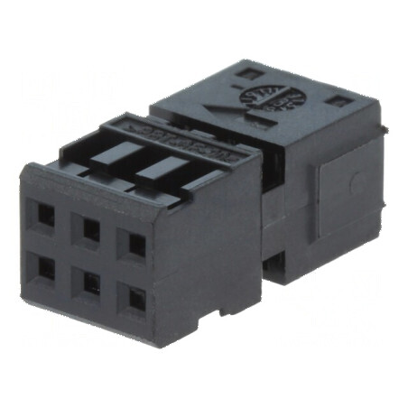 Carcasă RCPT pentru MQS 6W | Electronic-mag.ro | Componente Electronice