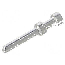 Pin tată din aliaj de cupru argintat 1mm² 18AWG CC crimpat 16A | Electronic-mag.ro | Componente Electronice