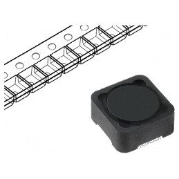 Inductor SMD 56uH 1,7A 110mΩ ±20% 12x12x6mm, temperatură operare -40÷85°C | Electronic-mag.ro | Componente Electronice