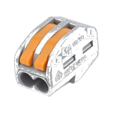 Bornă cu arc rapidă pentru cabluri 0,2÷2,5mm2 28AWG÷12AWG 450V | Electronic-mag.ro | Componente Electronice