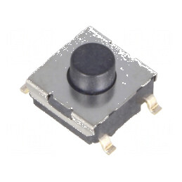 Microîntrerupător TACT SPST-NO 0,05A/24VDC SMT, Poziție 2, Fără  | Electronic-mag.ro | Componente Electronice