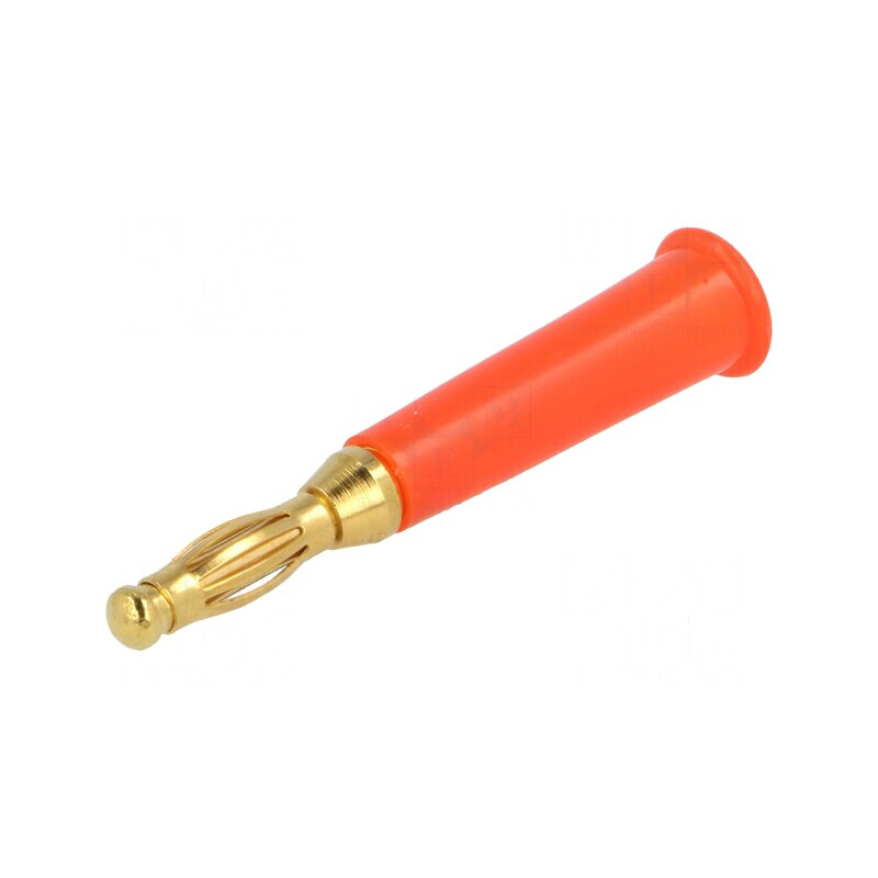 Conector banană 4mm roşu neizolat 60VDC, Lungime totală 44mm | Electronic-mag.ro | Componente Electronice Conector banană 4mm roşu neizolat 60VDC, Lungime totală 44mm | Electronic-mag.ro | Componente Electronice