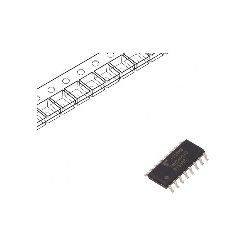 Demultiplexor digital IC C²MOS SMD SO16 HC pentru aplicații cu 1 canal | Electronic-mag.ro | Componente Electronice Demultiplexor digital IC C²MOS SMD SO16 HC pentru aplicații cu 1 canal | Electronic-mag.ro | Componente Electronice