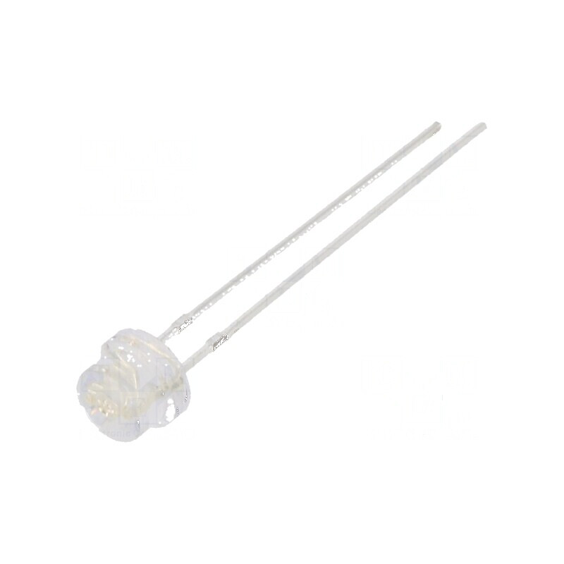 LED UV 100° 20mA 114mW 360-370nm 3-3,8VDC THT - Lumină ultravioletă pentru aplicații diverse | Electronic-mag.ro | Componente Electronice