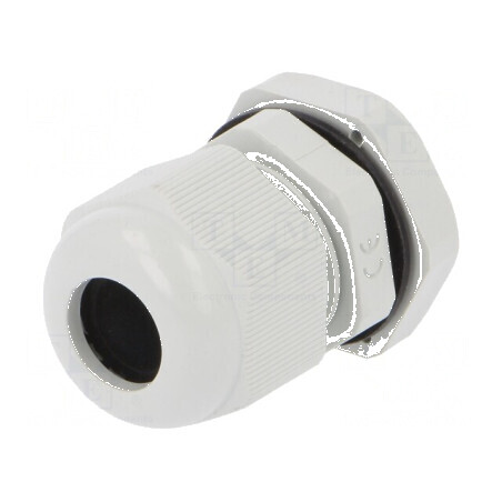 Garnitură de etanşare PG11 IP67 din poliamidă gri pentru cabluri | Electronic-mag.ro | Componente Electronice