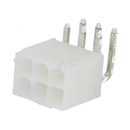 Conector cablu-placă soclu tată N42G 4,2mm PIN 6 THT 600V 9A - componentă electronică | Electronic-mag.ro | Componente Electronice