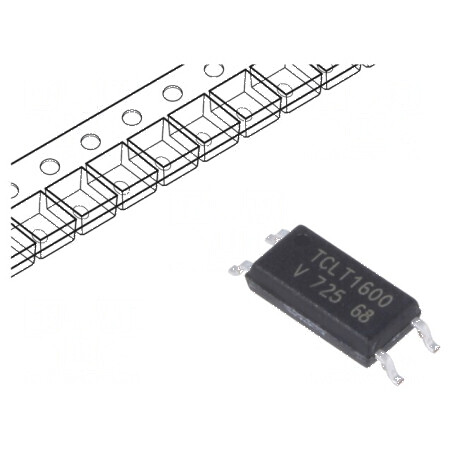 Optocuplor SMD 5kV Uce 70V SOP4L cu 1 canal și ieșire tranzistori | Electronic-mag.ro | Componente Electronice