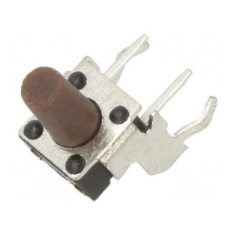 Microîntrerupător TACT SPST-NO 0,05A/12VDC THT 0,98N, Pozitie 2 | Electronic-mag.ro | Componente Electronice