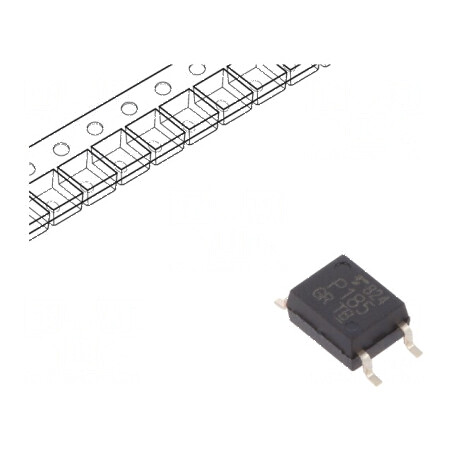 Optocuplor SMD 1 Canal, Ieșire Tranzistori, Izolație 3,75kV, Tensiune Colector-Emitor 80V, SO6 | Electronic-mag.ro | Componente Electronice