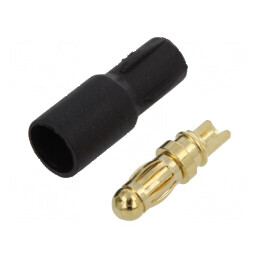Conector alimentare DC SH3.5 tată cu PIN 1 pe cablu pentru lipire | Electronic-mag.ro | Componente Electronice
