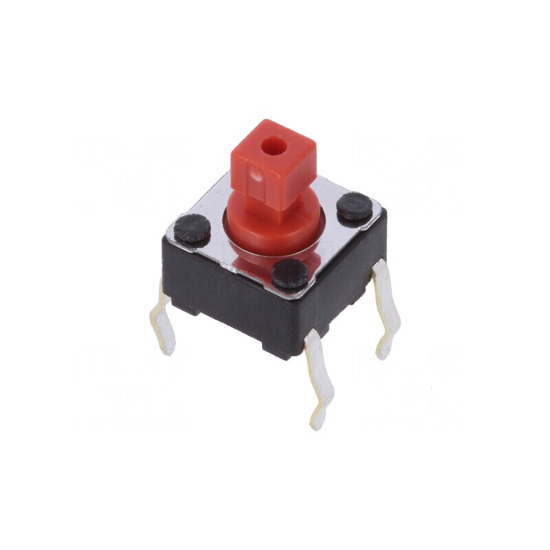 Microîntrerupător TACT SPST 0,05A/12VDC THT 2,6N 7,3mm pentru aplicații electronice | Electronic-mag.ro | Componente Electronice Microîntrerupător TACT SPST 0,05A/12VDC THT 2,6N 7,3mm pentru aplicații electronice | Electronic-mag.ro | Componente Electronice