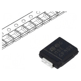 Diodă TVS unidirecțională 1,5kW 6,8V 143A SMC rolă bandă | Electronic-mag.ro | Componente Electronice