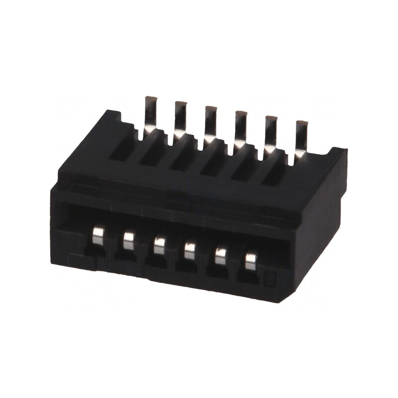 Conector FFC/FPC vertical PIN 6 Non-ZIF SMT 0,5A 25-85°C | Electronic-mag.ro | Componente Electronice