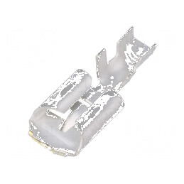 Terminal plat 9,5mm 1,2mm mamă 3÷6mm2 pentru cablu drept, crimpat | Electronic-mag.ro | Componente Electronice