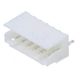 Conector cablu-placă soclu tată PIN 6 CT Pas 2mm pentru PCB - Componentă electronică de calitate | Electronic-mag.ro | Componente Electronice