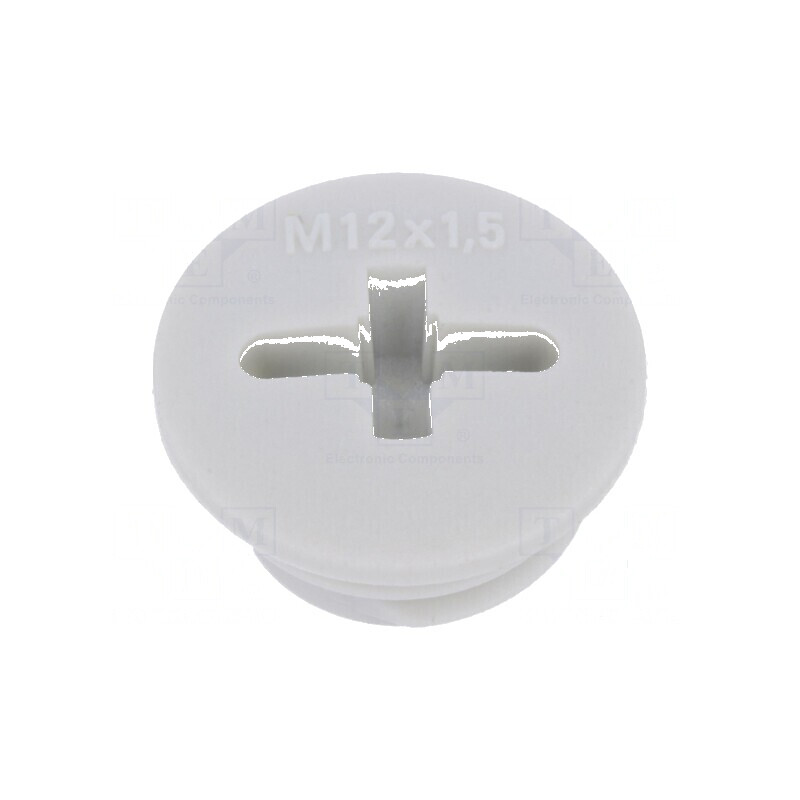 Capac de protecție M12 1,5 IP54 poliamidă gri deschis 6mm pentru conexiuni electrice | Electronic-mag.ro | Componente Electronice Capac de protecție M12 1,5 IP54 poliamidă gri deschis 6mm pentru conexiuni electrice | Electronic-mag.ro | Componente Electronice