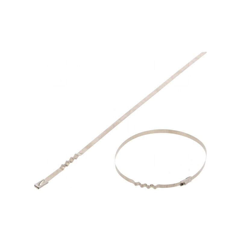 Colier de strângere din oțel inoxidabil AISI 304, dimensiuni L: 260mm, W: 4,6mm | Electronic-mag.ro | Componente Electronice Colier de strângere din oțel inoxidabil AISI 304, dimensiuni L: 260mm, W: 4,6mm | Electronic-mag.ro | Componente Electronice
