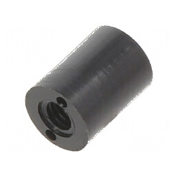 Manşon distanţier cilindric poliamidă M3, 8mm lungime, 6mm diametru exterior | Electronic-mag.ro | Componente Electronice