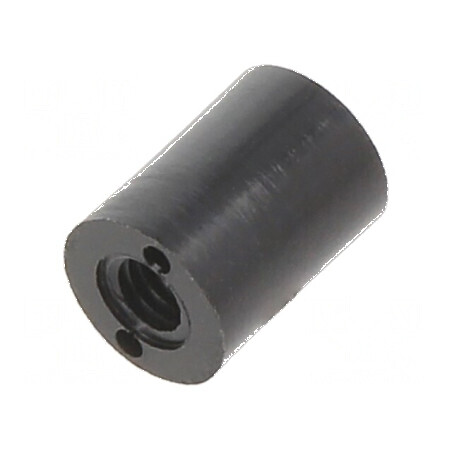 Manşon distanţier cilindric poliamidă M3, 8mm lungime, 6mm diametru exterior | Electronic-mag.ro | Componente Electronice
