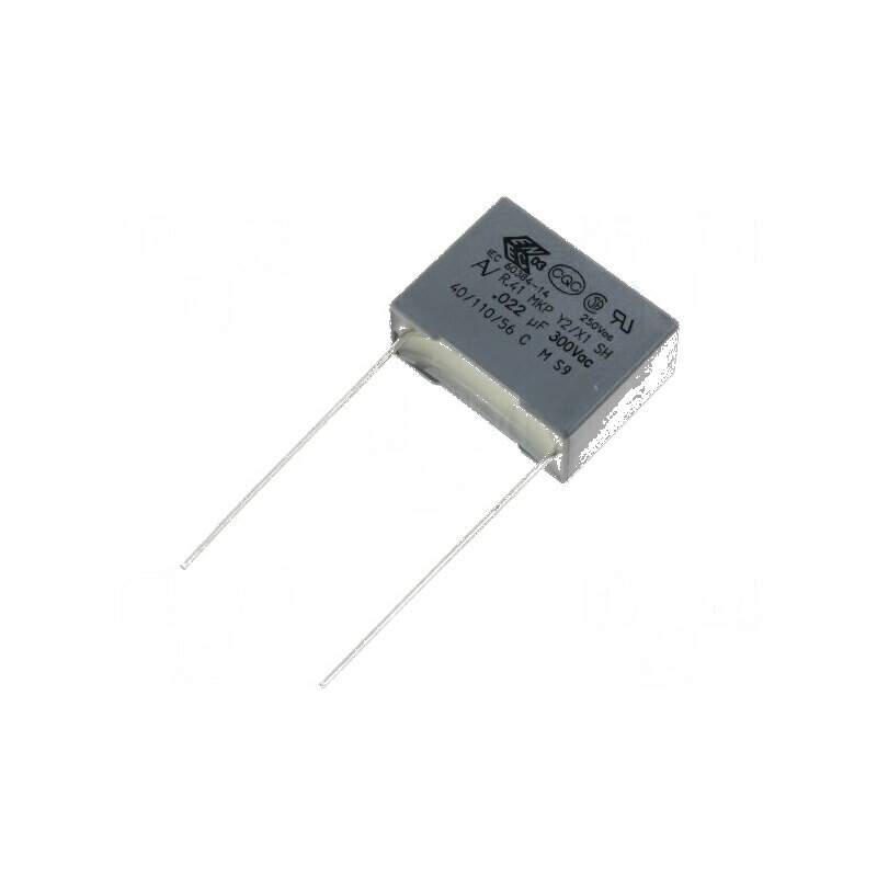 Condensator polipropilenă X1,Y2 R41 22nF dimensiuni 7,5x13,5x18mm | Electronic-mag.ro | Componente Electronice