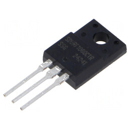 Diodă redresoare THT 600V 5A x2 TO220FPAB Ufmax 1,55V - componentă electronică | Electronic-mag.ro | Componente Electronice