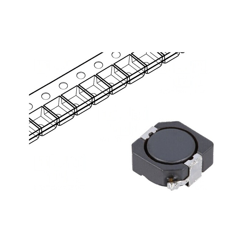 Inductor SMD 15uH 2,83A 41mΩ ±20% 10,3x10,4x5mm | Electronic-mag.ro | Componente Electronice Inductor SMD 15uH 2,83A 41mΩ ±20% 10,3x10,4x5mm | Electronic-mag.ro | Componente Electronice