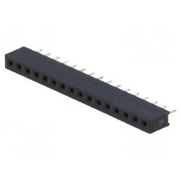 Conector şiruri pini soclu mamă 1x16 PIN 16 drept 2mm THT | Electronic-mag.ro | Componente Electronice