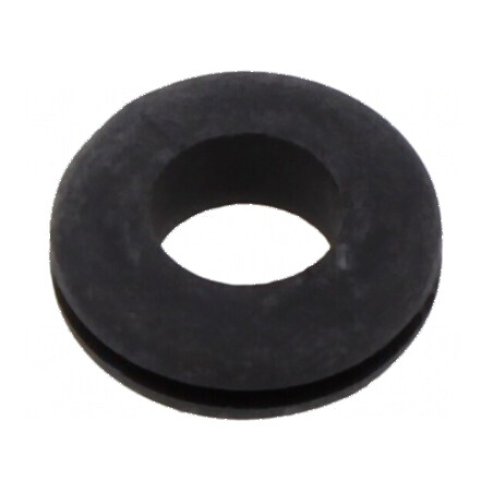 Manşon negru Øorif.mont: 9,5mm Øorif: 7mm, rezistenţă temperatură -40÷135°C, UL94HB | Electronic-mag.ro | Componente Electronice