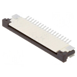 Conector FFC/FPC orizontal 18 pini ZIF SMT 50V 0,4A -25÷85°C | Electronic-mag.ro | Componente Electronice
