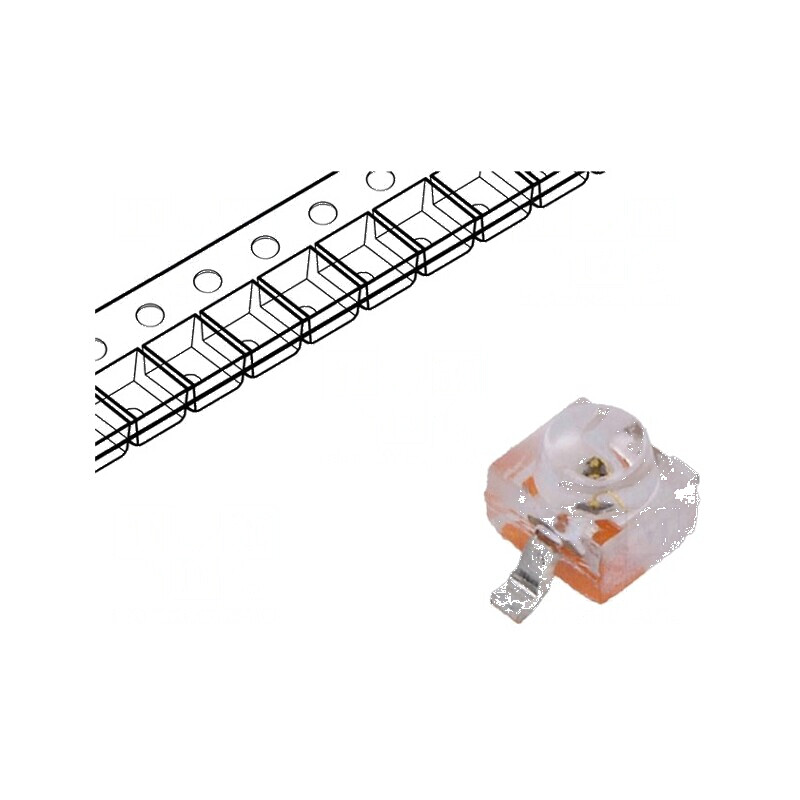 LED SMD Gull wing roșie 25-75mcd, dimensiuni 2,21x2,08x2,44mm, unghi 125°, curent 20mA | Electronic-mag.ro | Componente Electronice LED SMD Gull wing roșie 25-75mcd, dimensiuni 2,21x2,08x2,44mm, unghi 125°, curent 20mA | Electronic-mag.ro | Componente Electronice