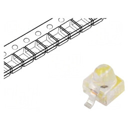LED SMD Gull wing ambră 160-500mcd 2,21x2,08x2,92mm 15° 20mA - Lumină eficientă pentru proiecte electronice | Electronic-mag.ro | Componente Electronice