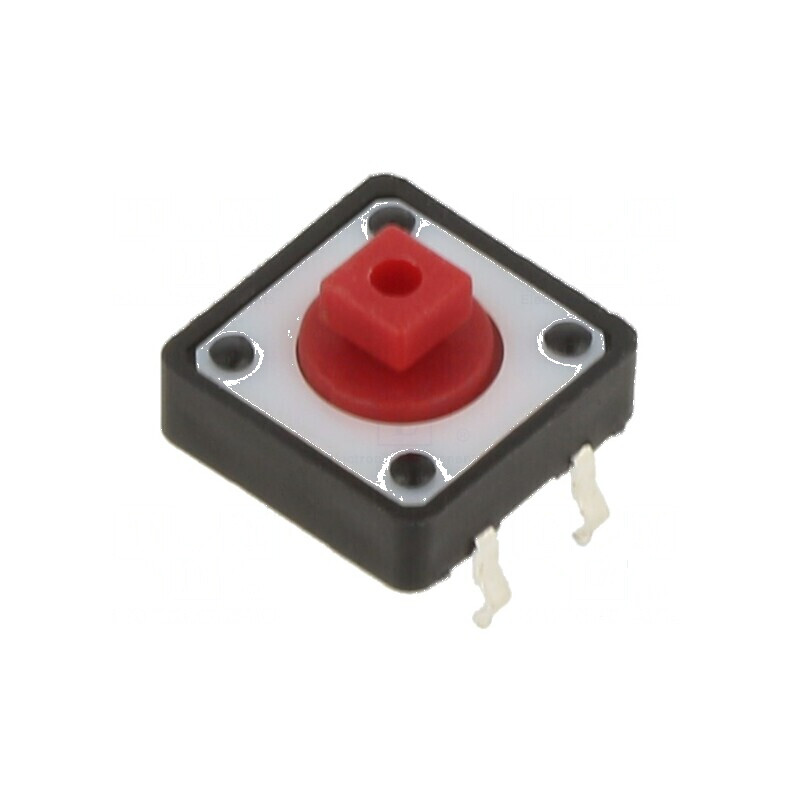 Microîntrerupător TACT SPST-NO 0,05A/24VDC THT Poz: 2 Fără Contacte | Electronic-mag.ro | Componente Electronice