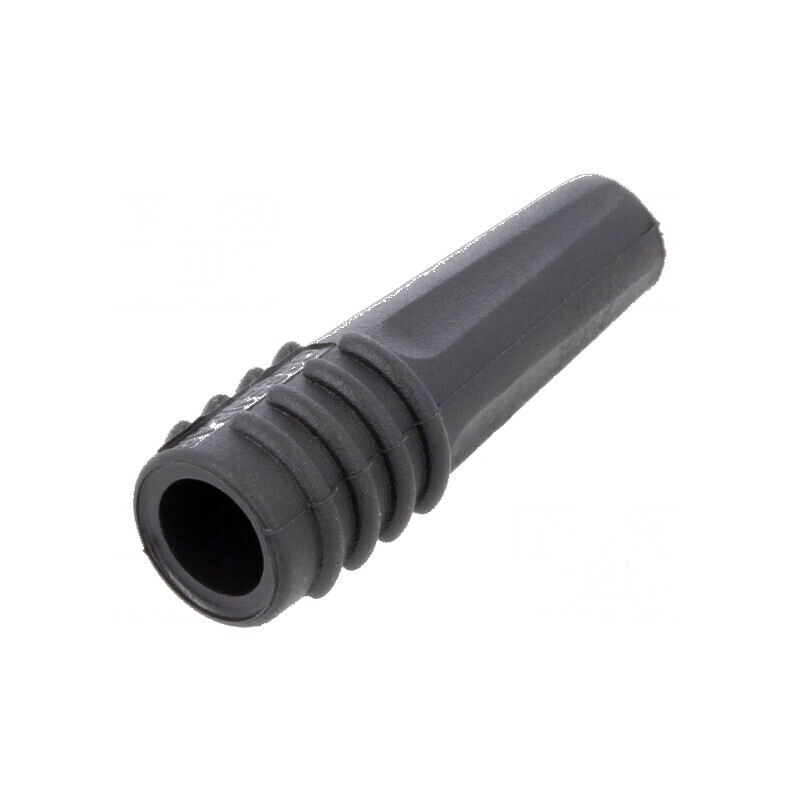 Manşon negru pentru mufe BNC - compatibil cu RG142, RG223, RG400, RG59, RG62 | Electronic-mag.ro | Componente Electronice