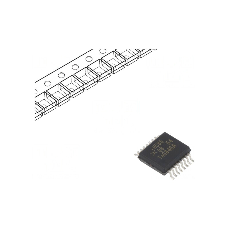 Comparator digital CMOS 4 bit SMD SSOP16 HC 2÷6VDC | Electronic-mag.ro | Componente Electronice Comparator digital CMOS 4 bit SMD SSOP16 HC 2÷6VDC | Electronic-mag.ro | Componente Electronice