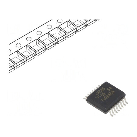 Comparator digital CMOS 4 bit SMD SSOP16 HC 2÷6VDC | Electronic-mag.ro | Componente Electronice