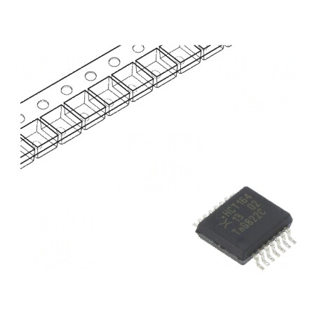 CIP: Circuit integrat digital CMOS TTL SMD SSOP14 HCT - Rolă, bandă | Electronic-mag.ro | Componente Electronice