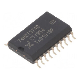 Flip-flop digital D CMOS/TTL SO20 SMD 8 canale HCT | Electronic-mag.ro | Componente Electronice