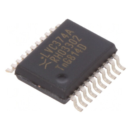 Flip-flop digital D cu 8 canale CMOS TTL SMD SSOP20 tub LVC | Electronic-mag.ro | Componente Electronice