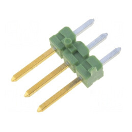 Conector AMPMODU MOD II tată PIN 3 THT pentru şiruri pini | Electronic-mag.ro | Componente Electronice