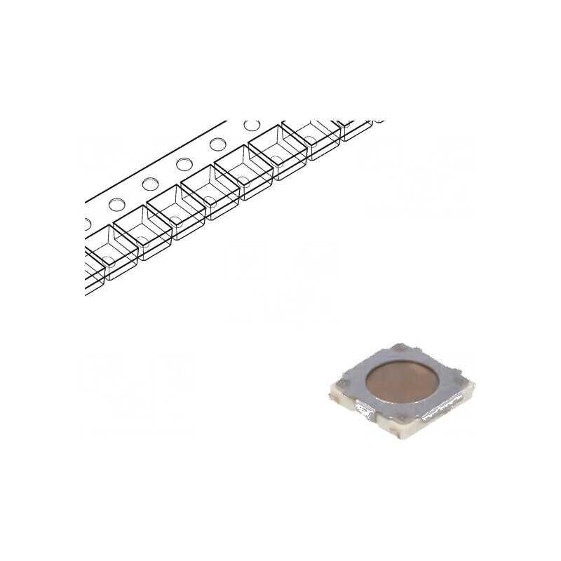 Microîntrerupător TACT SPST 0,02A/15VDC SMT Poz: 2 fără 1,6N | Electronic-mag.ro | Componente Electronice Microîntrerupător TACT SPST 0,02A/15VDC SMT Poz: 2 fără 1,6N | Electronic-mag.ro | Componente Electronice