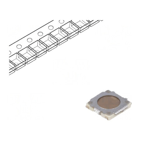 Microîntrerupător TACT SPST 0,02A/15VDC SMT Poz: 2 fără 1,6N | Electronic-mag.ro | Componente Electronice