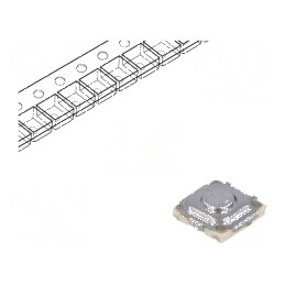 Microîntrerupător TACT SPST 0,02A/15VDC SMT - Poz 2, fără 1,6N | Electronic-mag.ro | Componente Electronice