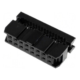 Conector IDC mufă mamă 16 pini fără presare cablu | Electronic-mag.ro | Componente Electronice