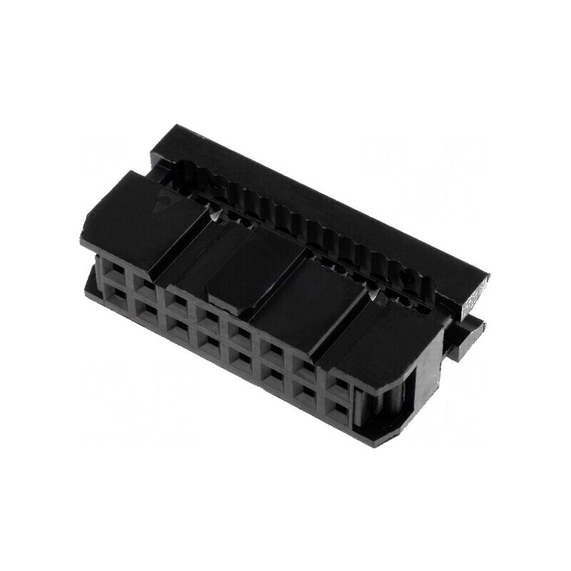 Conector IDC mufă mamă 16 pini fără presare cablu | Electronic-mag.ro | Componente Electronice