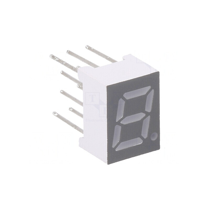 Afişaj LED 7 segmente 7mm 0,28 Nr.car: 1 roşie 30-60mcd | Electronic-mag.ro | Componente Electronice Afişaj LED 7 segmente 7mm 0,28 Nr.car: 1 roşie 30-60mcd | Electronic-mag.ro | Componente Electronice