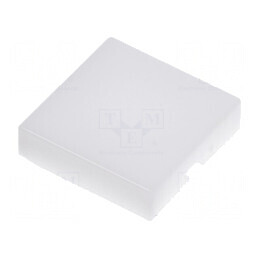 Capişon alb 12x12x3mm pentru seria UB | Electronic-mag.ro | Componente Electronice